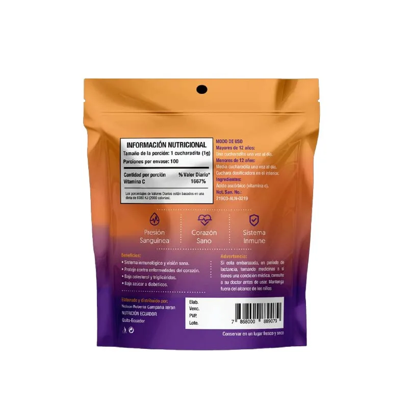 Vitamina C+ 100g - Imagen 2