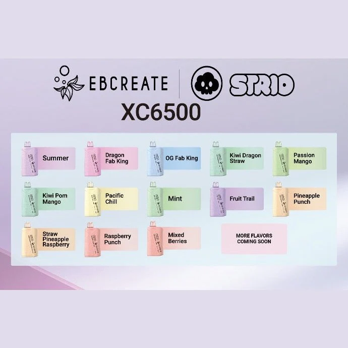 Vape Strio X EB Create 5% nic 6500 - Imagen 6